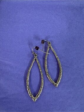 Lia Sophia gold tone Textured Marquise Drop Earrings - Women Jewelry
